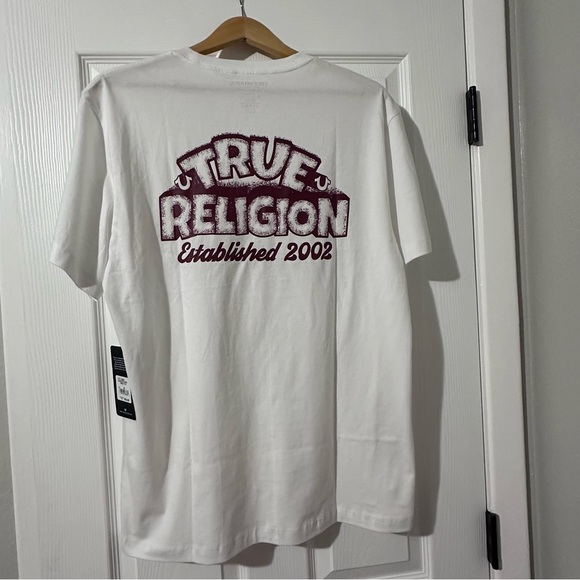 True Religion White Short Sleeve Tee - Picture 4 of 9